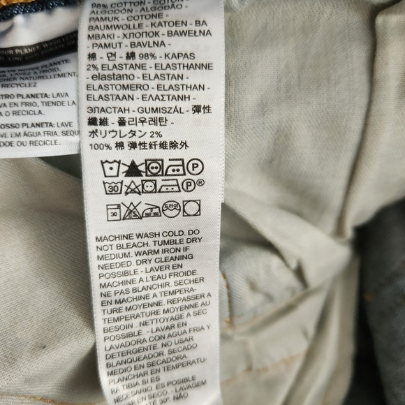 Levi's 559 Relaxed Straight Stretch Blue Jeans Men's Size 52x30 Big & Tall - Picture 6 of 7